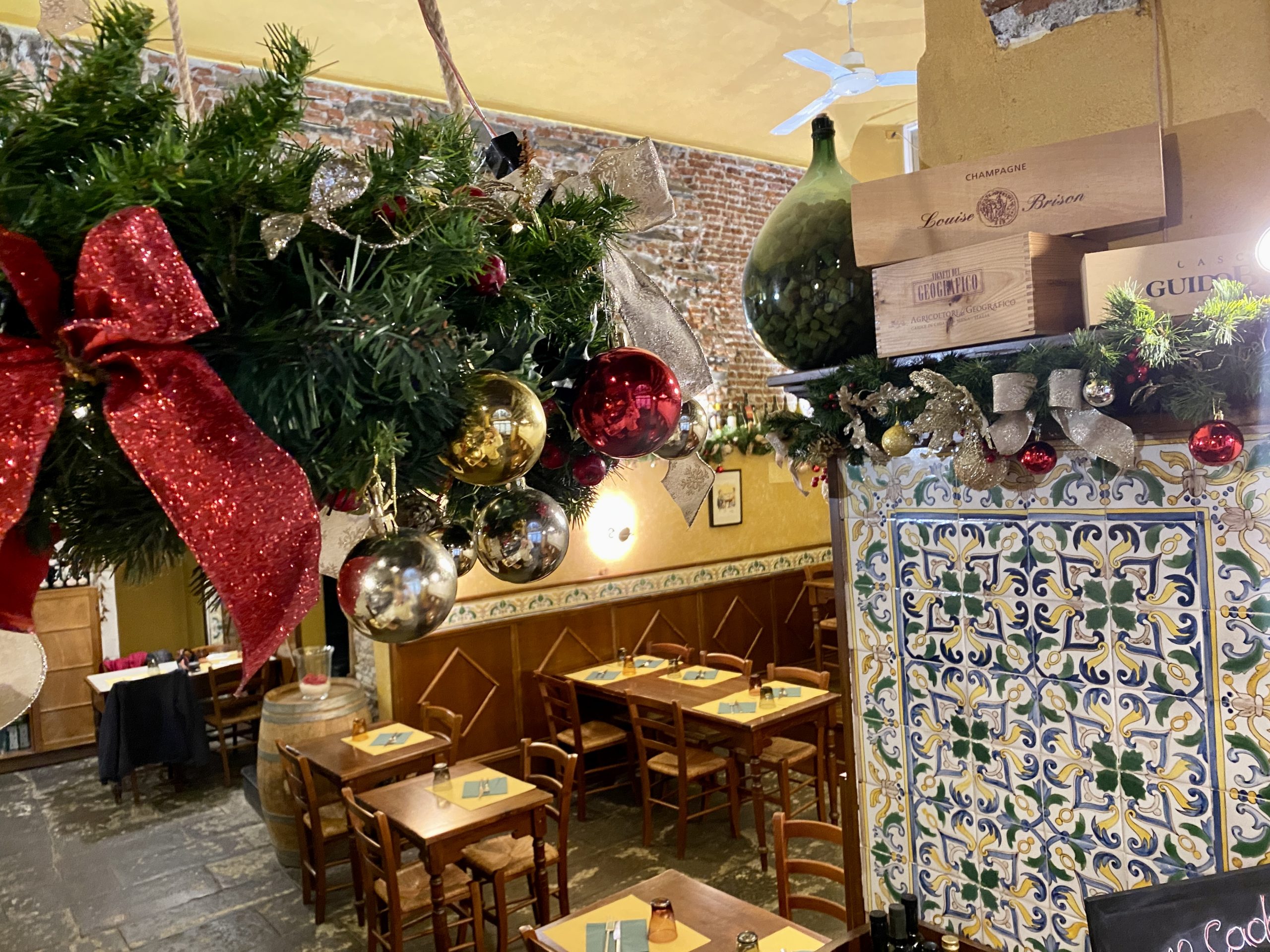 Cena della Vigilia e Pranzo di Natale 2021 al Ristorante Osteria il Cadraio, nel centro di Genova