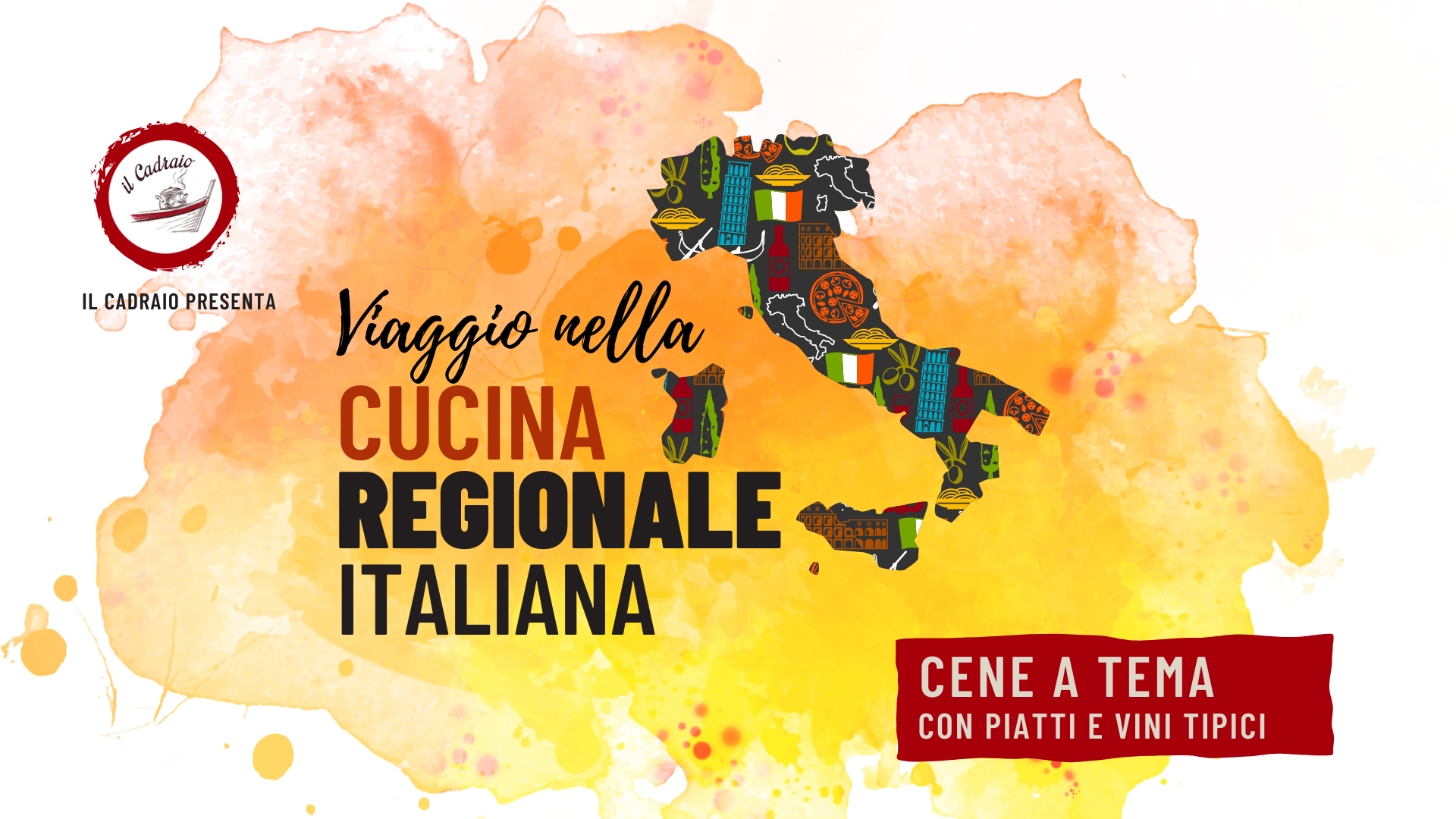 Serate a tema: Viaggio nella cucina regionale italiana